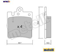 metelligroup 22-0344-0 - Made in Italy - Brake Pads