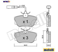 BRAKE PAD SET DISC BRAKE 22-0346-1 FOR VW CARAVELLE/TRANSPORTER/IV/Bus/EUROVAN
