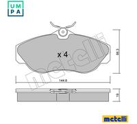 BRAKE PAD SET DISC BRAKE 22-0350-0 FOR LAND ROVER DISCOVERY/II/Mk RANGE/SUV 2.5L