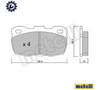New Brake Pad Set, disc brake for LAND ROVER:110/127,DEFENDER SUV RTC5574