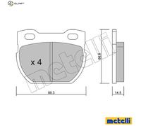 Brake pads 22-0354-0 METELLI for LAND ROVER DEFENDER Station Wagon