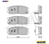 BRAKE PAD SET DISC BRAKE 22-0358-0 FOR VAUXHALL FRONTERA/Mk/II HAVAL 4cyl 2.0L