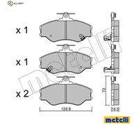 BRAKE PAD SET DISC BRAKE 22-0366-0 FOR HYUNDAI H150/Van/Bus GRACE/H100 H-100