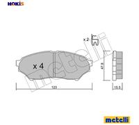 BRAKE PAD SET DISC BRAKE 22-0397-0 FOR MITSUBISHI PAJERO/PININ/IO/TR4 MONTERO