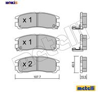 BRAKE PAD SET DISC BRAKE 22-0398-0 FOR HYUNDAI MITSUBISHI CHARIOT LEGNUM RVR