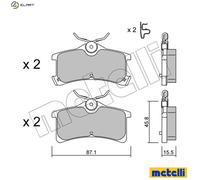 New Brake Pad Set, disc brake for TOYOTA:AVENSIS,COROLLA,COROLLA VIII