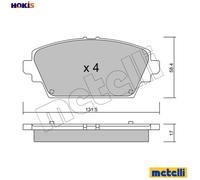 BRAKE PAD SET DISC BRAKE 22-0464-0 FOR NISSAN TINO/ALMERA PRIMERA/Traveller 2.2L