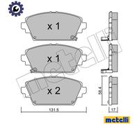 BRAKE PAD SET DISC BRAKE 22-0464-1 FOR MG EXPRESS/Hatchback/Van HONDA 1.8L 6cyl