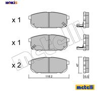 BRAKE PAD SET DISC BRAKE 22-0516-0 FOR KIA D4CB 2.5L G4JS 2.4L 4cyl SORENTO I
