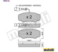 BRAKE PAD SET DISC BRAKE 22-0532-1 FOR NISSAN CABSTAR/NT400 2.5L 4cyl CABSTAR E