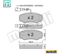 BRAKE PAD SET DISC BRAKE 22-0532-1 FOR NISSAN CABSTAR/NT400 2.5L 4cyl CABSTAR E