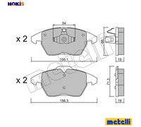 BRAKE PAD SET DISC BRAKE 22-0548-1 FOR PEUGEOT 3008/MPV 207/207+ RCZ 208 307
