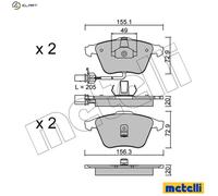 New Brake Pad Set, disc brake for AUDI:A6 C5,A6 / S6 C5,ALLROAD C5,A6 C5 Sedan
