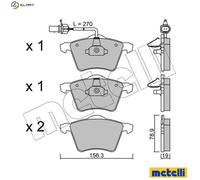 1201124 Original Front Brake Pads Ford Galaxy MK1 1995-2006 Genuine OEM
