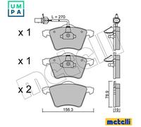 1201124 Original Front Brake Pads Ford Galaxy MK1 1995-2006 Genuine OEM