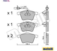 1201124 Original Front Brake Pads Ford Galaxy MK1 1995-2006 Genuine OEM
