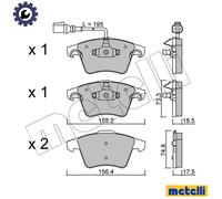 BRAKE PAD SET DISC BRAKE 22-0552-1 FOR VW CARAVELLE/TRANSPORTER/Bus/Mk/KOMBI