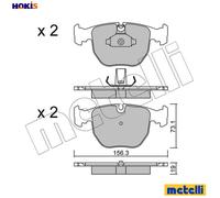 BRAKE PAD SET DISC BRAKE 22-0559-0 FOR BMW 7/E38 X3/SAV/E83 X5/E53 M57D30 3.0L