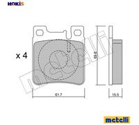 BRAKE PAD SET DISC BRAKE 22-0567-0 FOR MERCEDES-BENZ C-CLASS/Sportcoupe/Break
