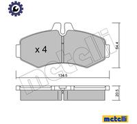 BRAKE PAD SET DISC BRAKE 22-0573-0 FOR MERCEDES-BENZ V-CLASS VITO/Van/Bus 2.1L