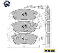 Brake pads 22-0577-0 METELLI for FIAT LANCIA ALFA ROMEO