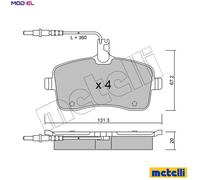 BRAKE PAD SET DISC BRAKE 22-0600-0 FOR PEUGEOT 6FY /6FZ 1.7L 9HZ 1.6L 4cyl 407