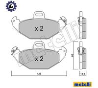 Brake pads 22-0634-0 METELLI for RENAULT LAGUNA I LAGUNA I Estate