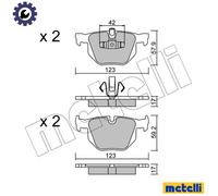 metelligroup 22-0643-0 - Made in Italy - Brake Pads