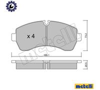 BRAKE PAD SET DISC BRAKE 22-0673-0 FOR VW CRAFTER/30-50/Platform/Chassis/Van