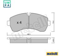 BRAKE PAD SET DISC BRAKE 22-0673-0 FOR VW CRAFTER/30-50/Platform/Chassis/Van