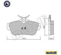 BRAKE PAD SET DISC BRAKE 22-0712-0 FOR PEUGEOT EXPERT/Platform/Chassis/Van 1.6L
