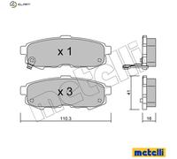 New Brake Pad Set, disc brake for MAZDA:MPV II,MPV Mk II LEY4-26-43Z