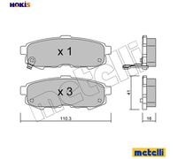 BRAKE PAD SET DISC BRAKE 22-0735-0 FOR MAZDA MPV/II/Mk L3 2.3L RF5C 2.0L 4cyl