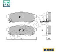 New Brake Pad Set, disc brake for MAZDA:MPV II,MPV Mk II LEY4-26-43Z