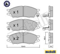 New Brake Pad Set, disc brake for NISSAN:SUNNY II,ALMERA II,SENTRA II