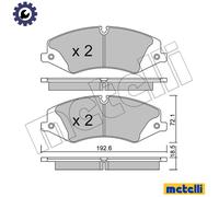 BRAKE PAD SET DISC BRAKE 22-0836-0 FOR LAND ROVER RANGE/III/Mk/SUV 508PN 5.0L