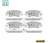 metelligroup 22-0836-6 - Made in Italy - Brake Pads