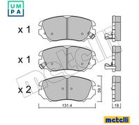 BRAKE PAD SET DISC BRAKE 22-0841-0 FOR VAUXHALL INSIGNIA/Mk SAAB CHEVROLET