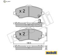 BRAKE PAD SET DISC BRAKE 22-0862-1 FOR VW DODGE FIAT CHRYSLER GRAND TOWN/& 4.0L