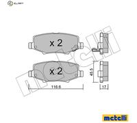BRAKE PAD SET DISC BRAKE 22-0863-0 FOR DODGE JEEP WRANGLER/JK/III CHEROKEE 2.8L