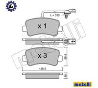 METELLI 22-0899-0 Brake pad set