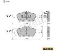 BRAKE PAD SET DISC BRAKE 22-0906-0 FOR MAZDA FORD L3-VE 2.3L 4cyl TRIBUTE 3.0L