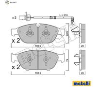 BRAKE PAD SET DISC BRAKE 22-0953-0K FOR AUDI A6/S6/Allroad A8L A7/Sportback/S7
