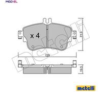 Brake pads 22-0964-0 METELLI for MERCEDES-BENZ B-CLASS Sports Tourer A-CLASS