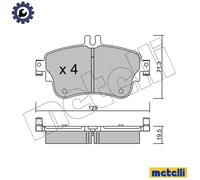 Brake pads 22-0964-0 METELLI for MERCEDES-BENZ B-CLASS Sports Tourer A-CLASS