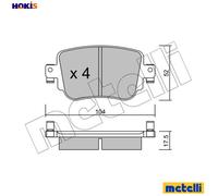 BRAKE PAD SET DISC BRAKE 22-0980-0 FOR AUDI CHPB/CZDA/CZEA 1.4L 4cyl Q3