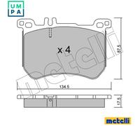 BRAKE PAD SET DISC BRAKE 22-1021-0 FOR MERCEDES-BENZ OM 651.921 2.1L 4cyl 3.0L