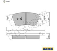 Brake pads 22-1041-0 METELLI