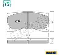 METELLI 22-1106-0 Brake pad set