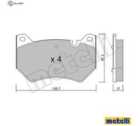 New Brake Pad Set, disc brake for AUDI:Q5 80A698151C